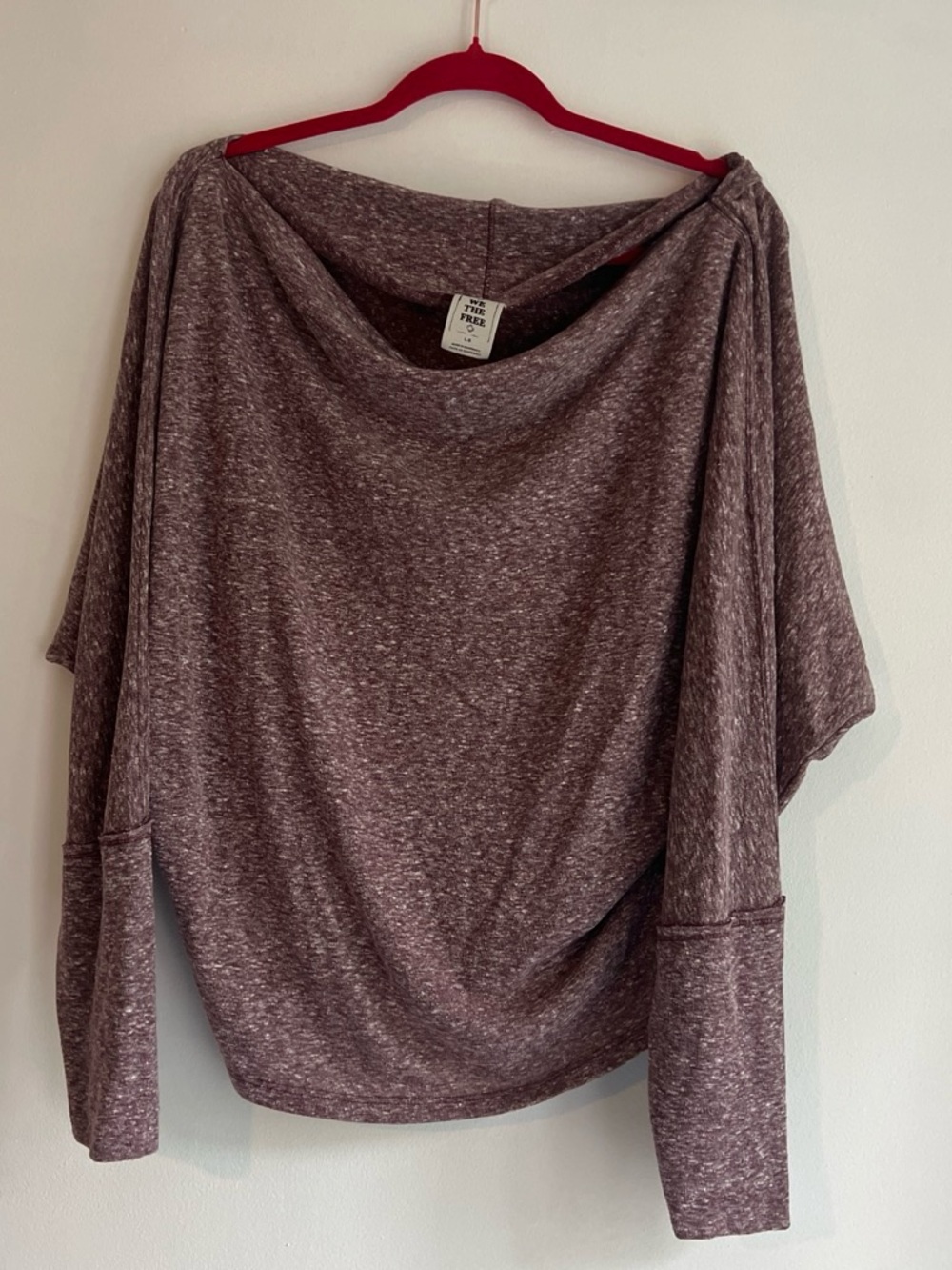 We The Free ✨Heathered Mauve Knit top